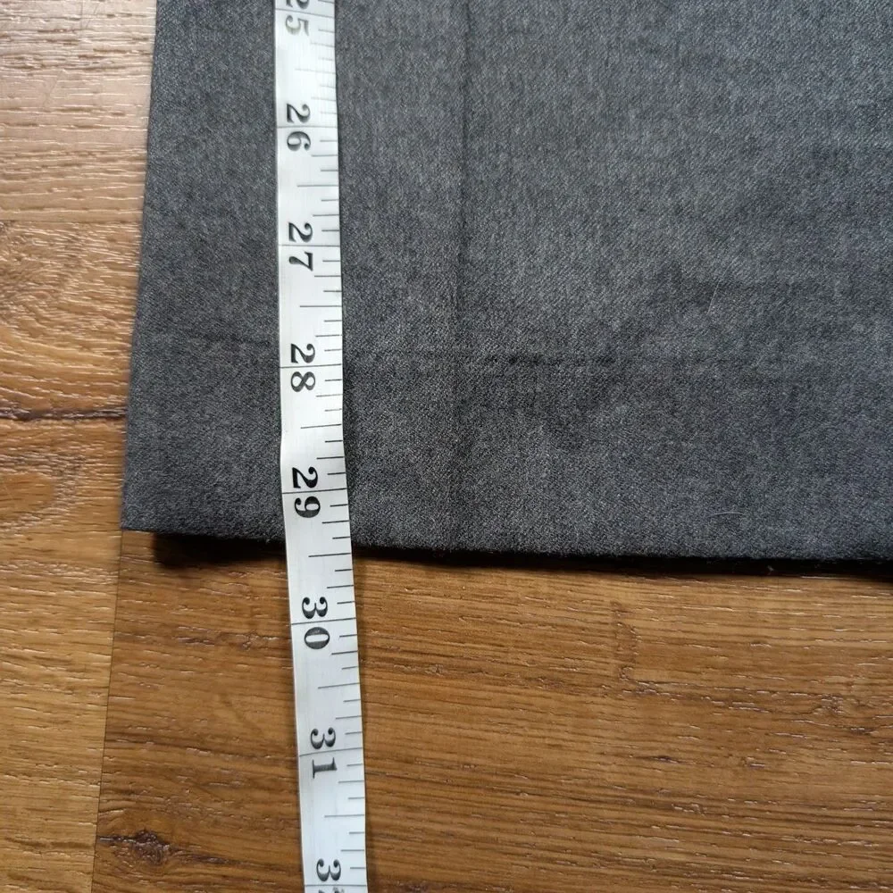 J.Crew Ludlow Dress Pants Men 30x30(29) Gray Vitale Barberis Canonico Wool